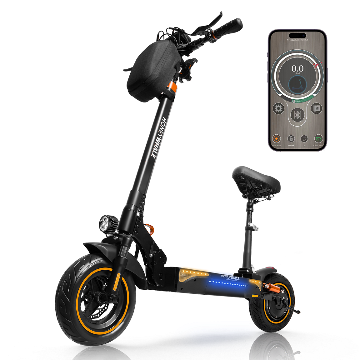 Scooter Eléctrico Honey Whale T4-A Negro