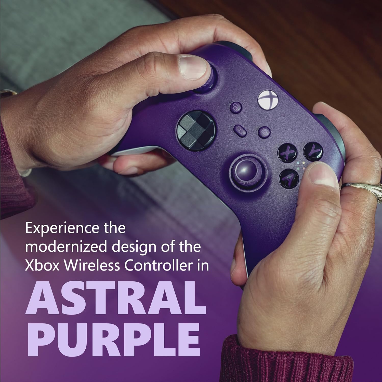 Control Inalámbrico Xbox Series X|s, Xbox One Astral Purple Morado Violeta