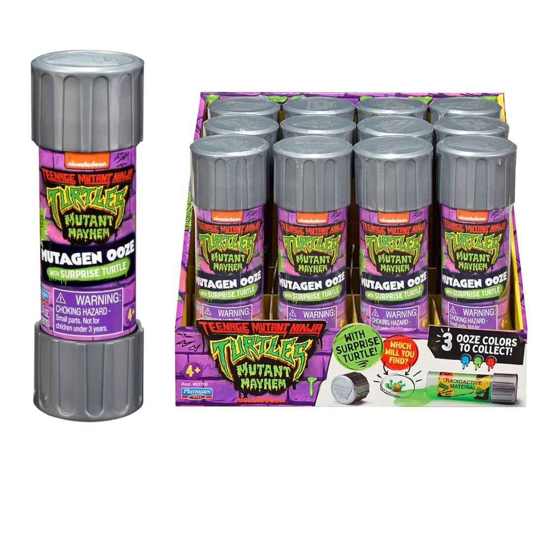 Tmnt Ooze Cannister & Baby Turtle Mutant Mayhem