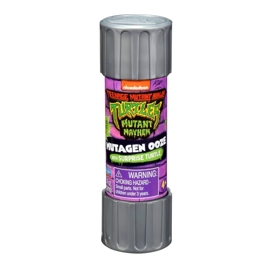 Tmnt Ooze Cannister & Baby Turtle Mutant Mayhem