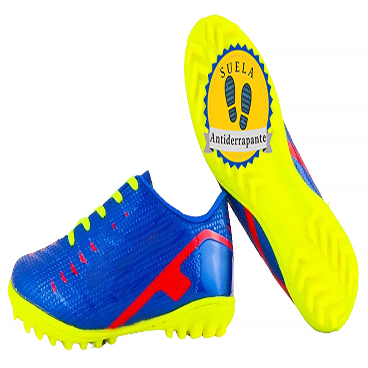 Tenis Fútbol Rapido Antideslizante Cosidos Soccer Deportivo 02-rnr.
