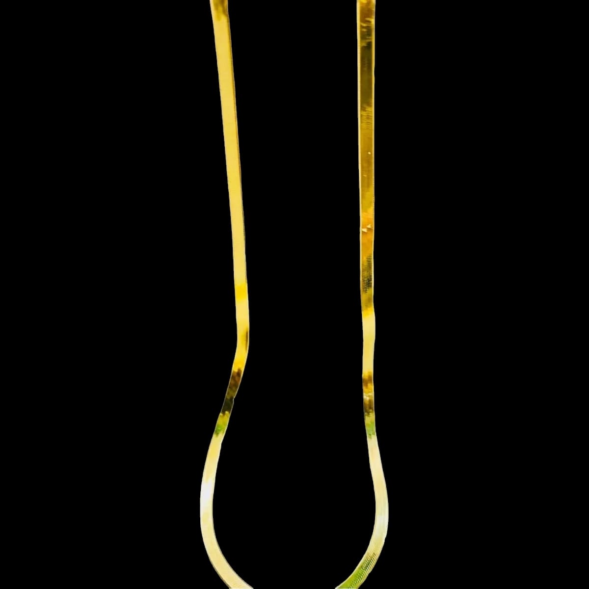 Cadena Tejido Panza Víbora 50 cm x 3 mm Oro 10k + Regalo