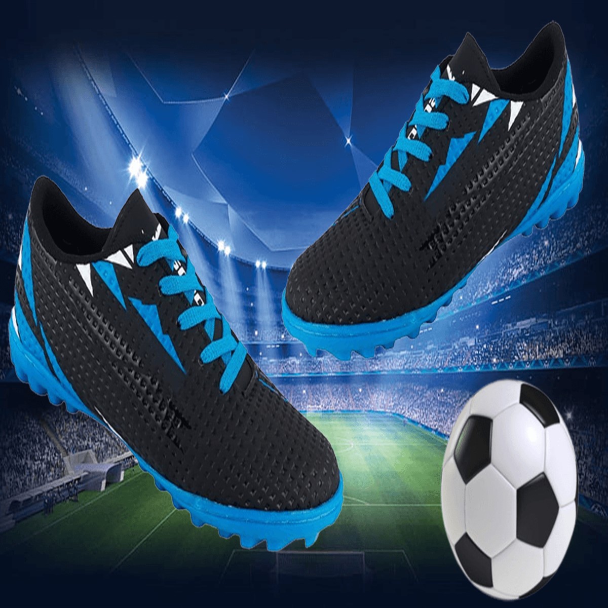 Tenis Fútbol Rapido Fut 7 Deportivo Antideslizante Cosidos Soccer 07-ntb