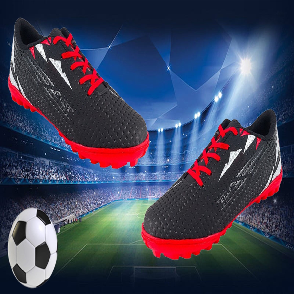 Tenis Fútbol Rapido Fut 7 Deportivo Antideslizantes Cosidos Soccer 07-nrp
