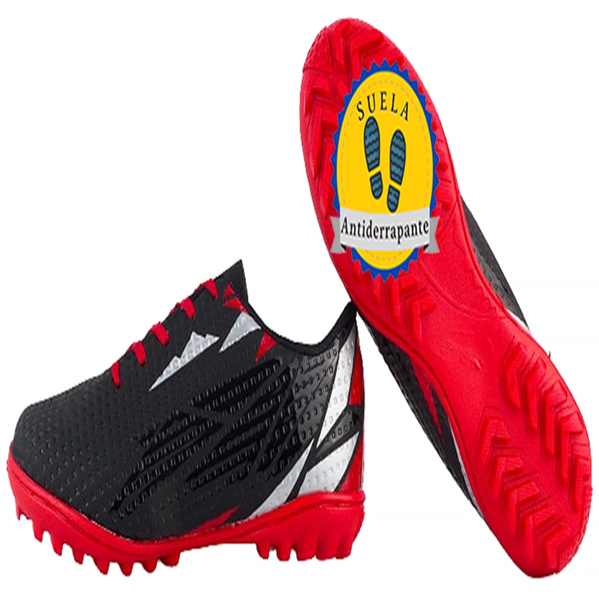 Tenis Fútbol Rapido Fut 7 Deportivo Antideslizantes Cosidos Soccer 07-nrp