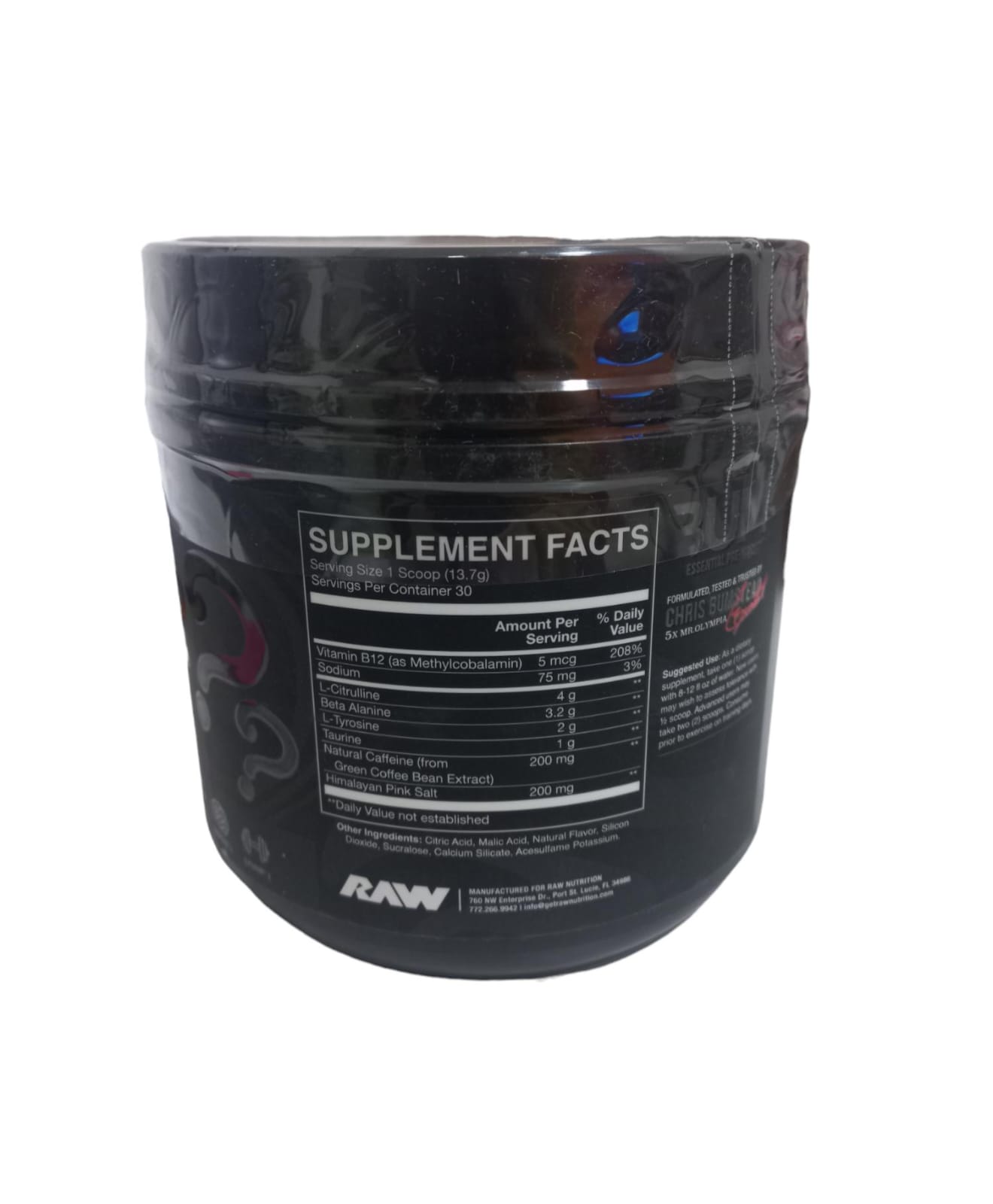 Pre entreno cbum mistery 30 serv