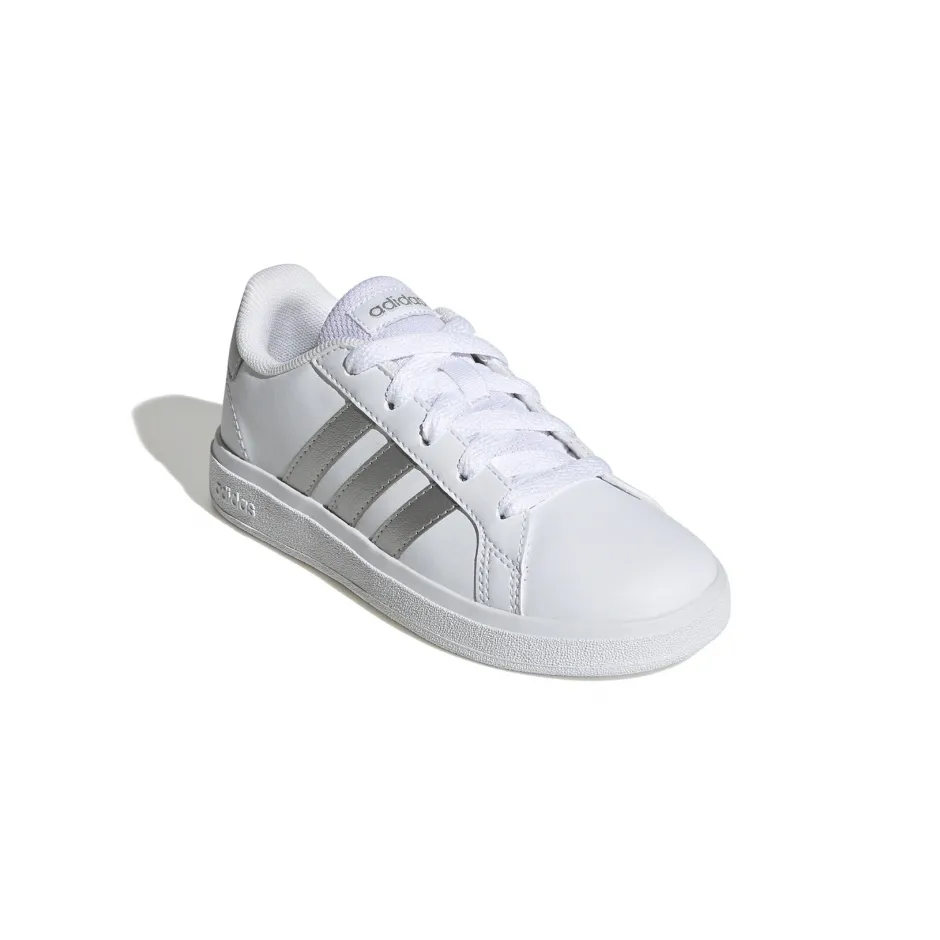 Tenis Adidas Granad Court Blanco/Plata Casual Para Mujer