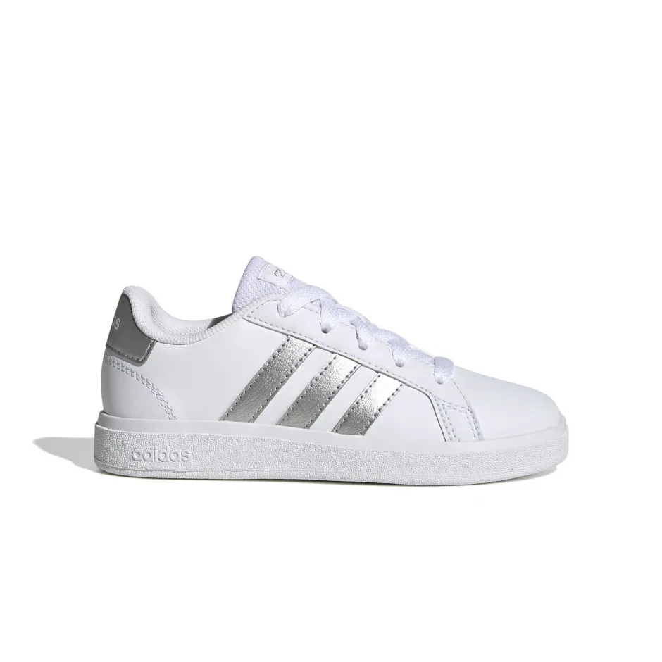 Tenis Adidas Granad Court Blanco/Plata Casual Para Mujer