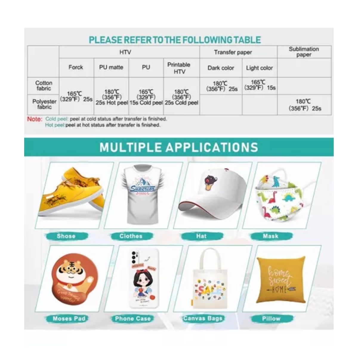 Plancha Transfer Mini Prensa De Calor Vinil Sublimarmecolour Verde/Blanco/Negro