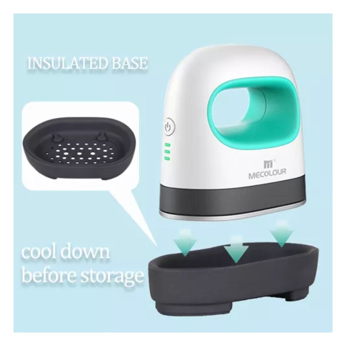 Plancha Transfer Mini Prensa De Calor Vinil Sublimarmecolour Verde/Blanco/Negro