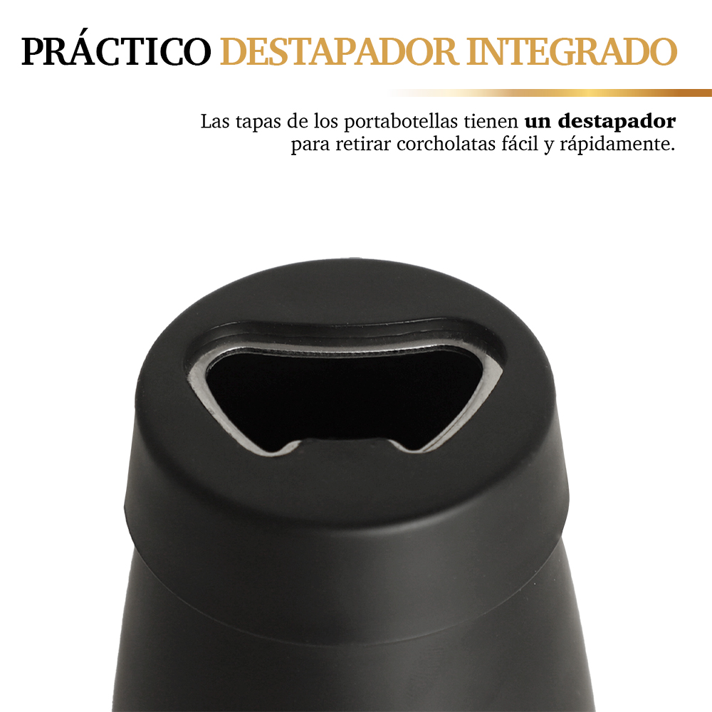 Enfriador de Cerveza de Doble Pared Térmica para Botellas y Latas (2 Piezas)