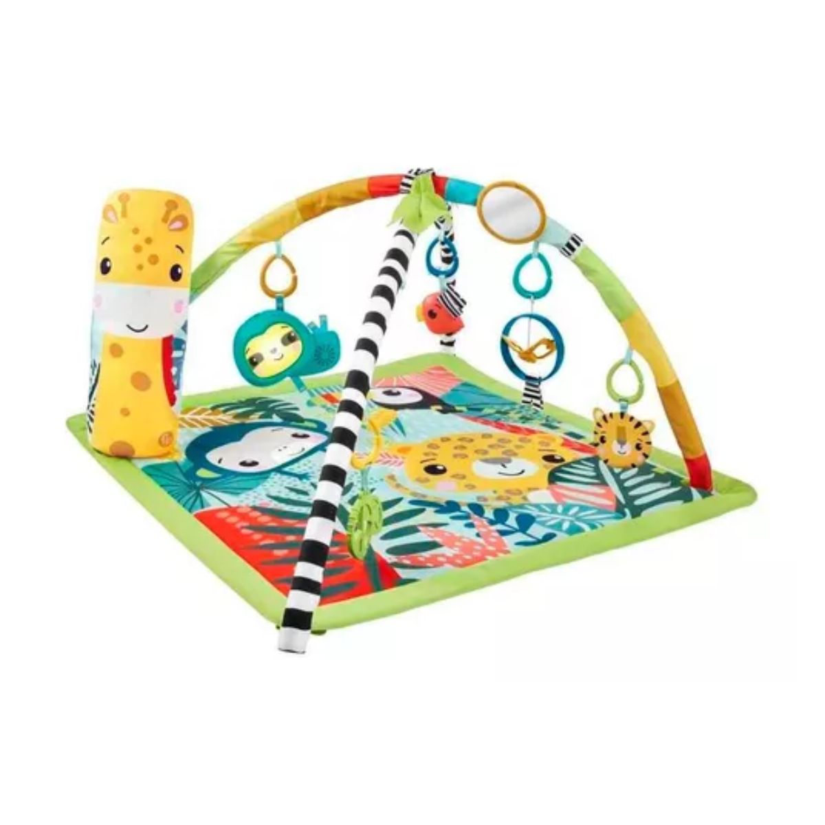 Fisher-price Gimnasio Para Bebés Animalitos De Selva 3 En 1 Color Multicolor