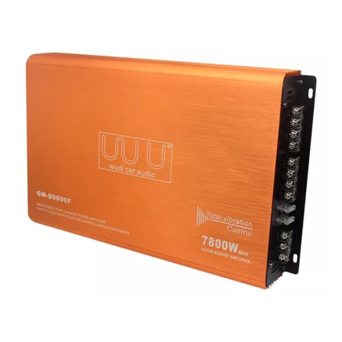 Amplificador De Audio 4 Canal Fuente Para Carros,7800w Naranja