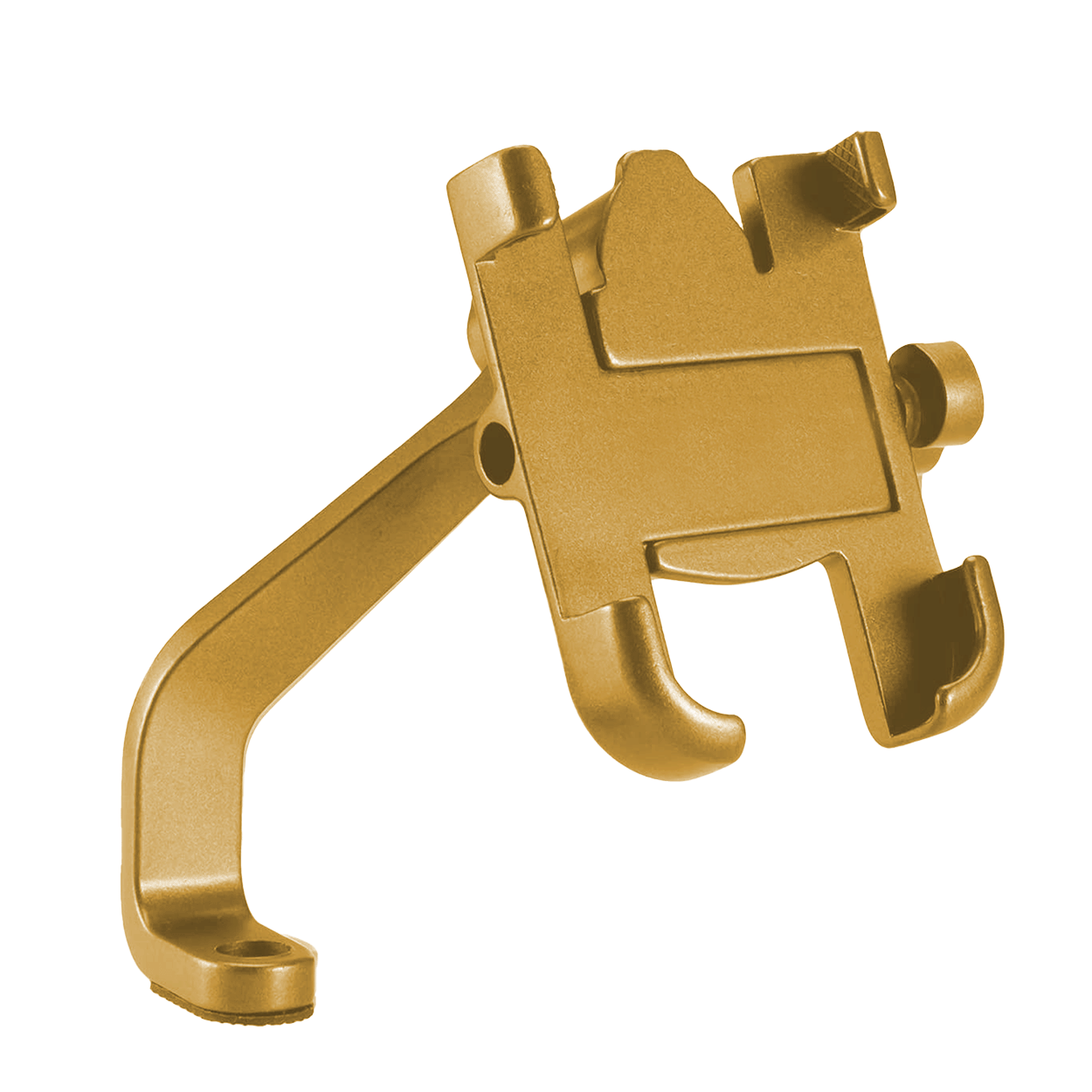 Base Soporte Porta Celular Archy 360 Aleación Metal Ultra Firme Vertical Universal para Motocicleta, Bicicleta, Carriola, Manubrio, Seguro, rotación 360 Grados.