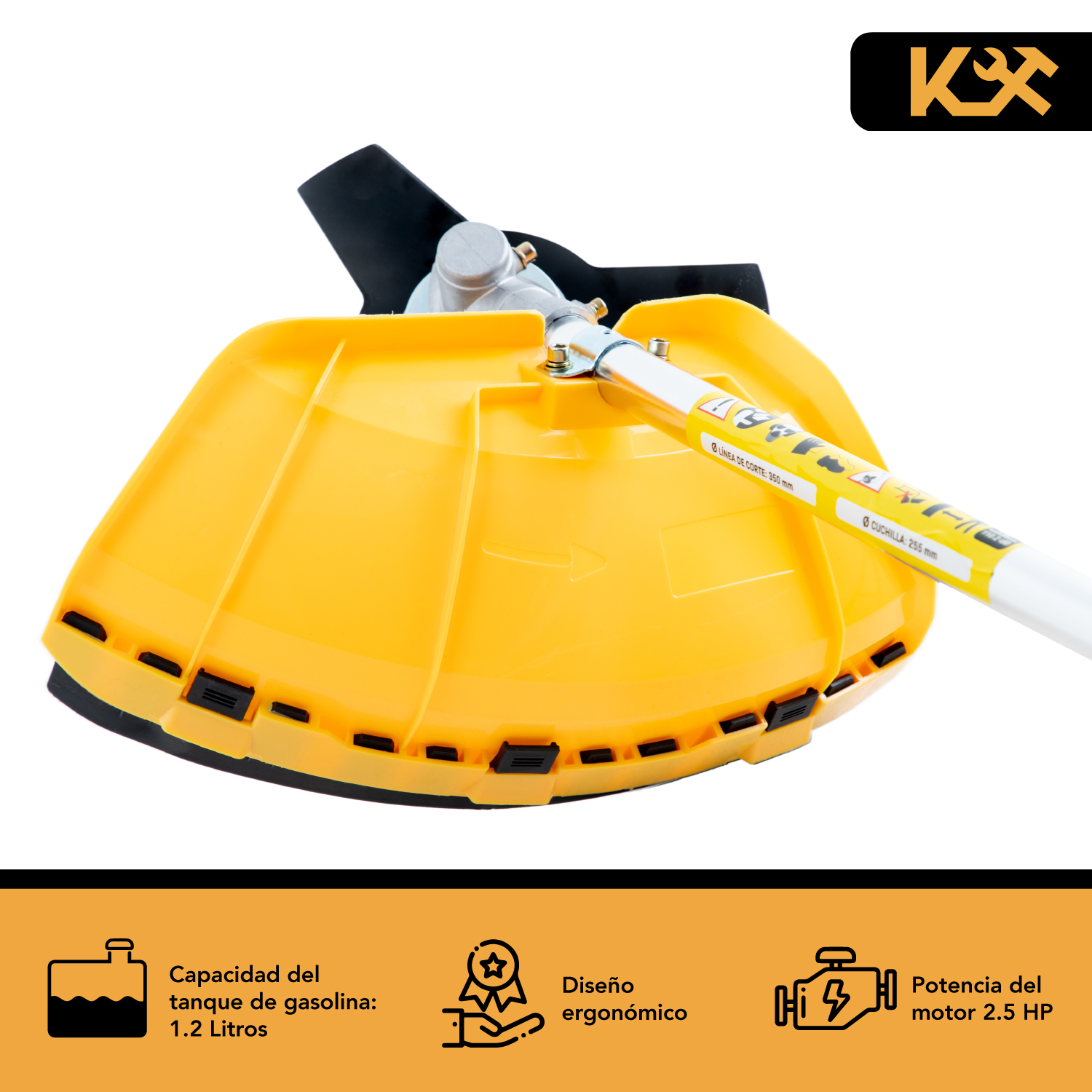 Desbrozadora Desmalezadora Gasolina 52cc 2.5hp Ergonomica 