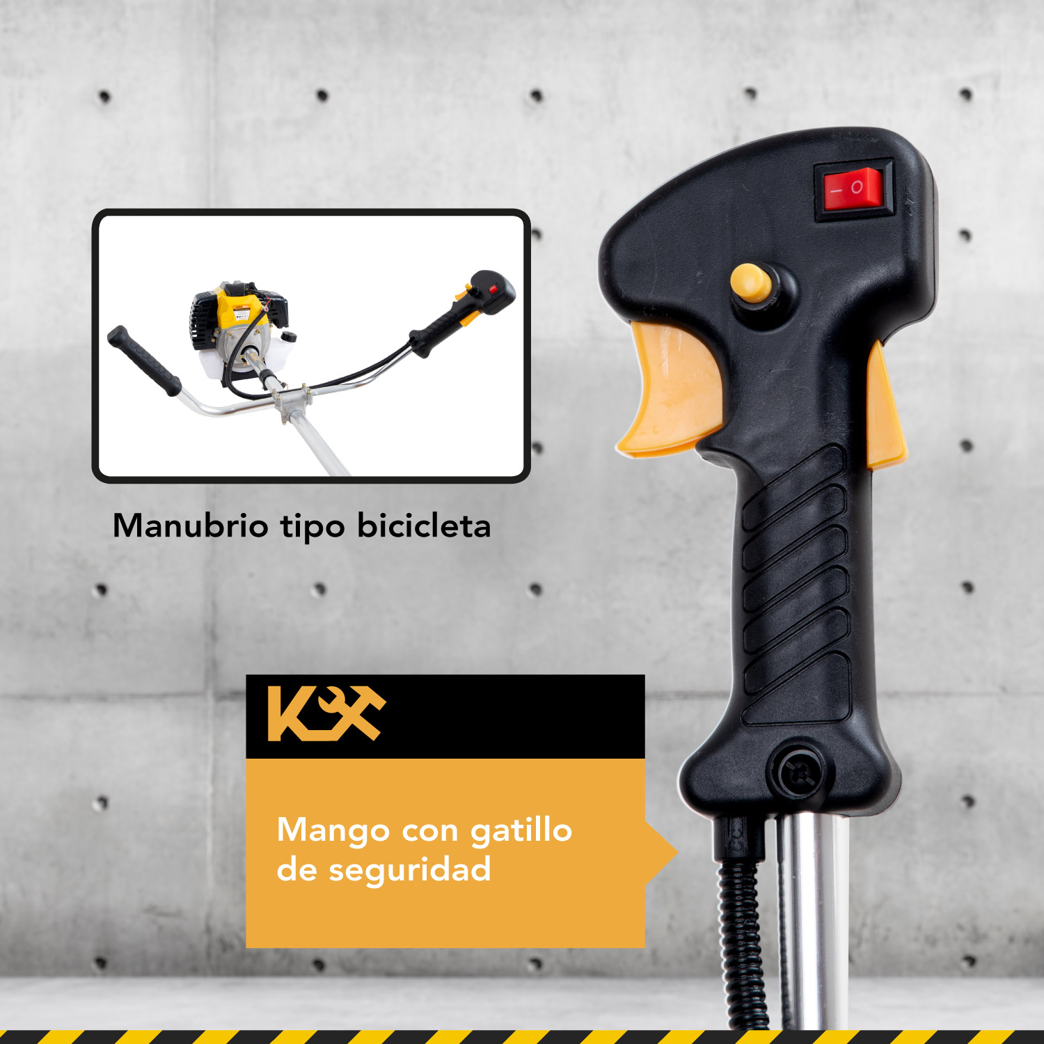 Desbrozadora Desmalezadora Gasolina 52cc 2.5hp Ergonomica 