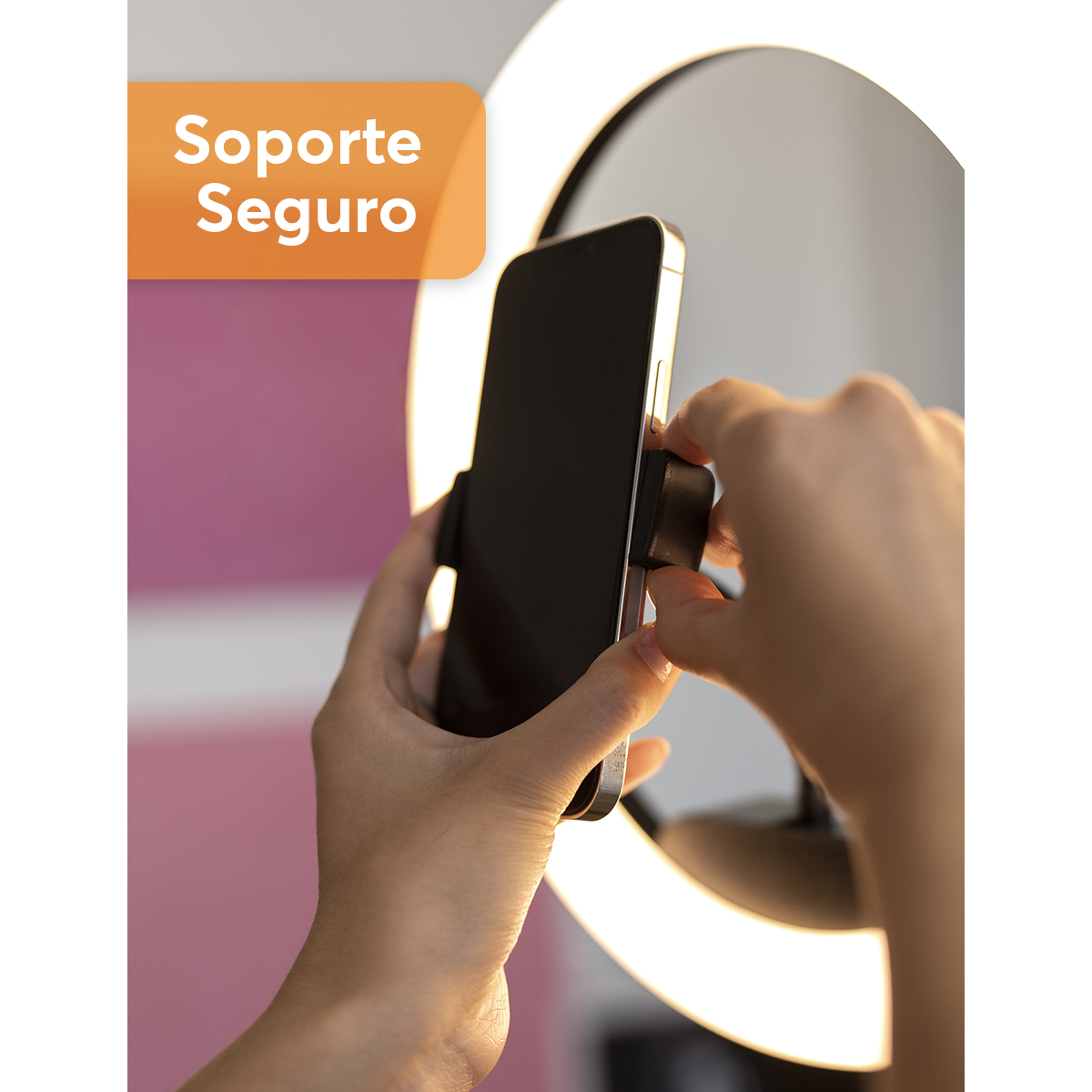 Aro de Luz LED 12 Pulgadas Archy Tripie 2 Metros Anillo de Luz Profesional Trípode y Soporte de Teléfono, 3 Modos de Luz y 10 Niveles de Brillo
