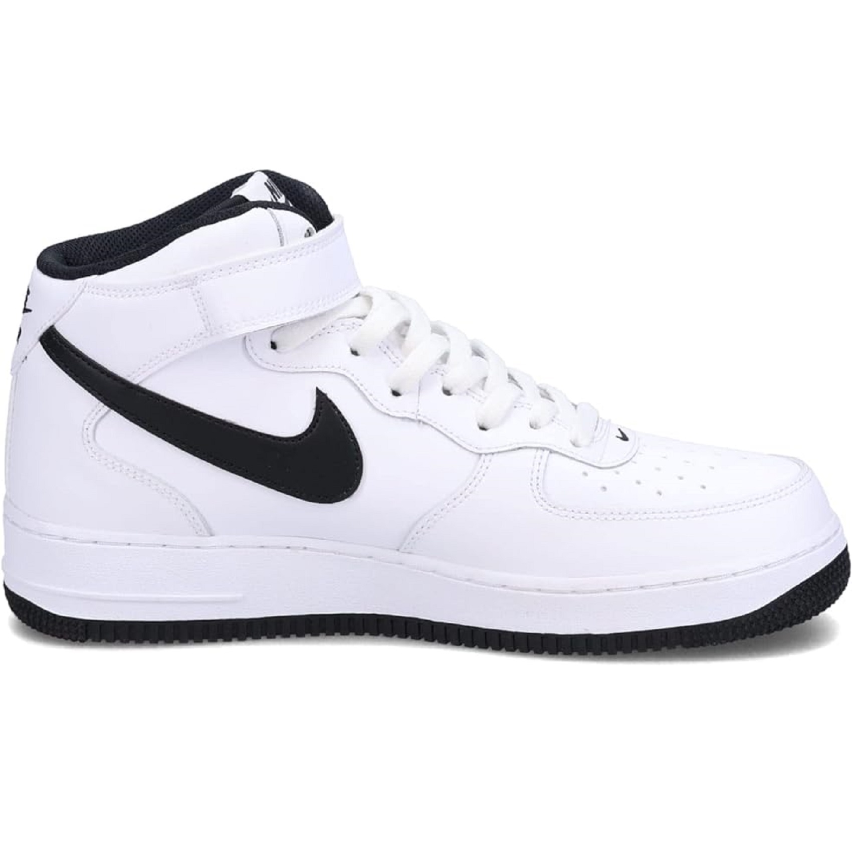 Tenis Nike Air Force 1 Mid '07 blanco/negro #25.5 hombre.