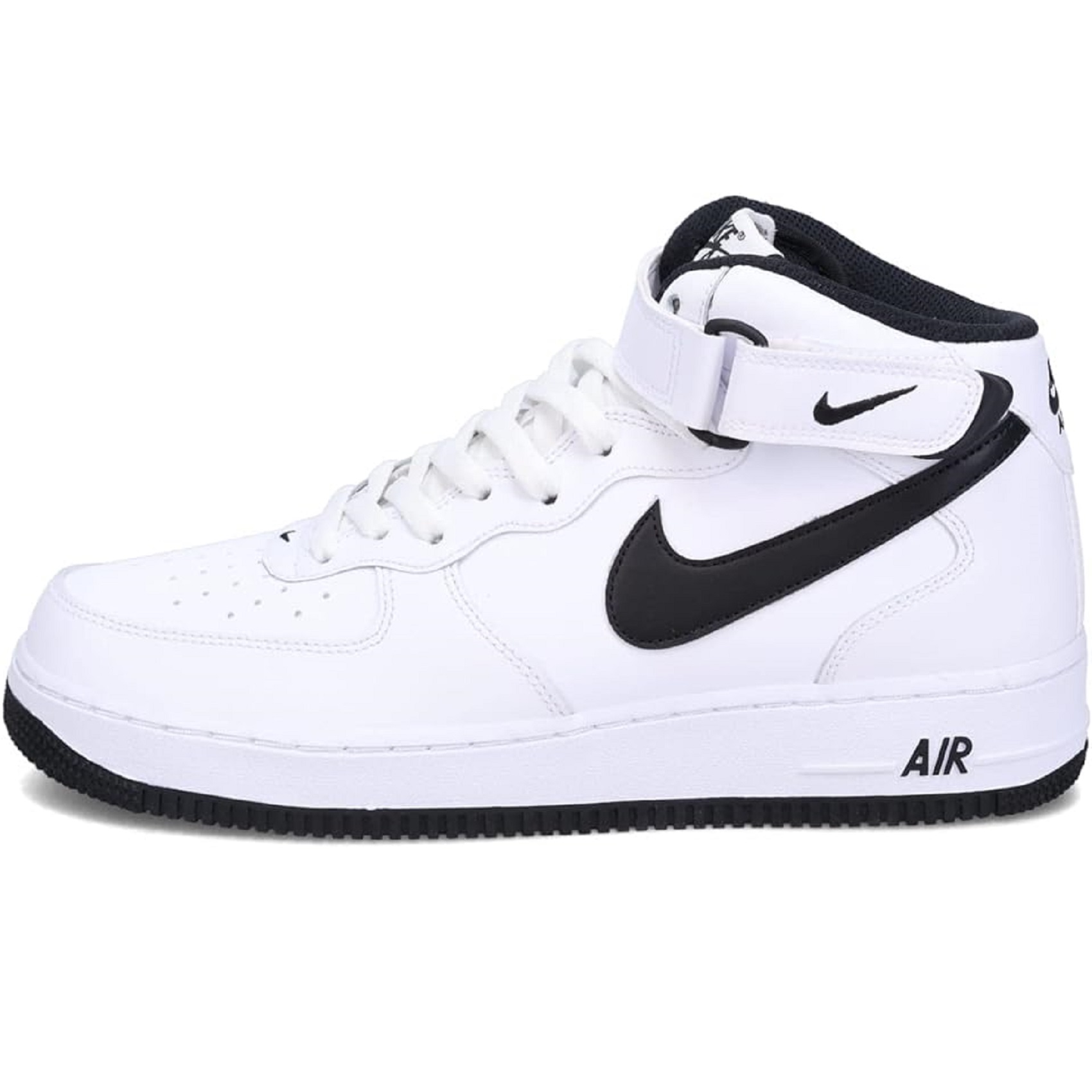 Tenis Nike Air Force 1 Mid '07 blanco/negro #25.5 hombre.