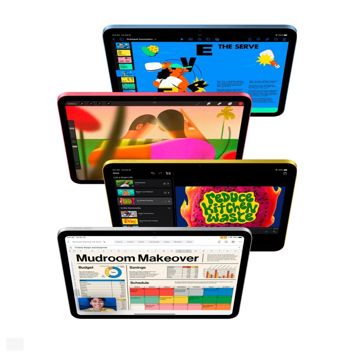 Apple iPad 10a Gen, 10.9", WiFi, 64GB Rosa Pink