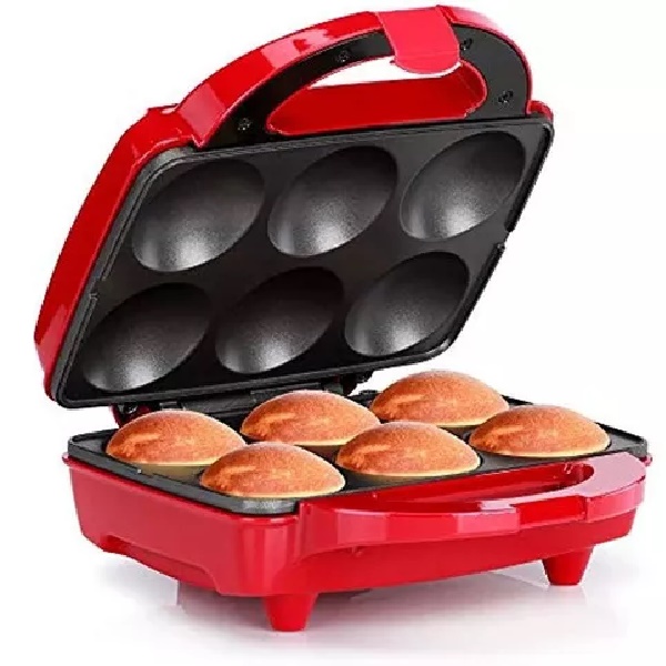 Máquina Para 6 Cupcakes Holstein Housewares HF-09013R Antiadherente 