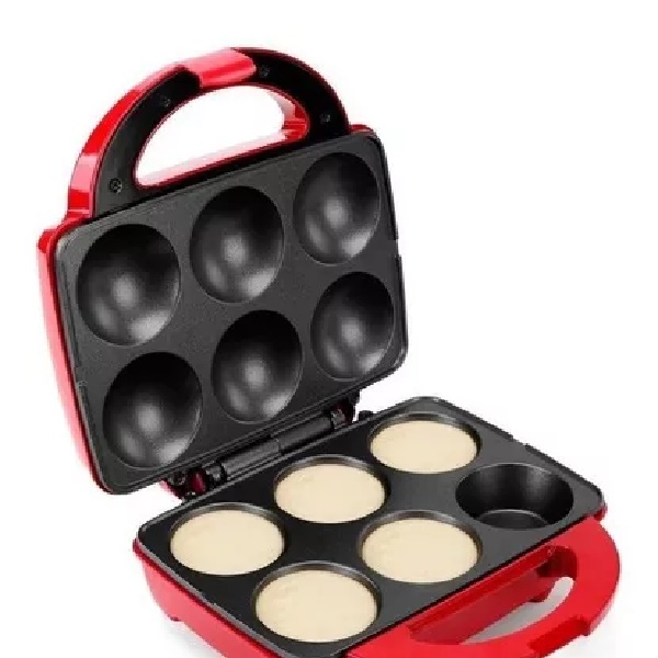 Máquina Para 6 Cupcakes Holstein Housewares HF-09013R Antiadherente 