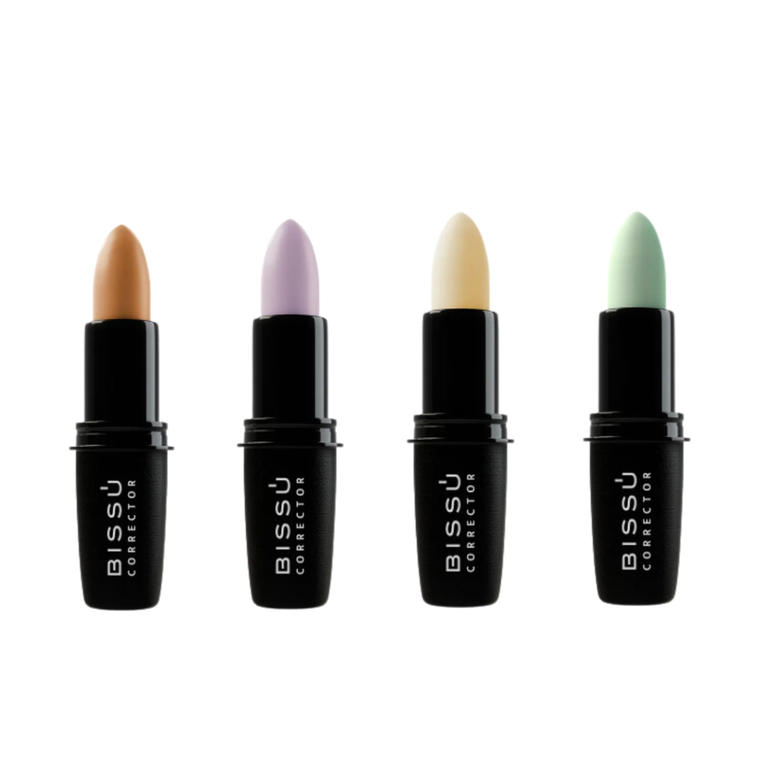 Set 4 Diferentes Correctores en Barra Esenciales Bissú.