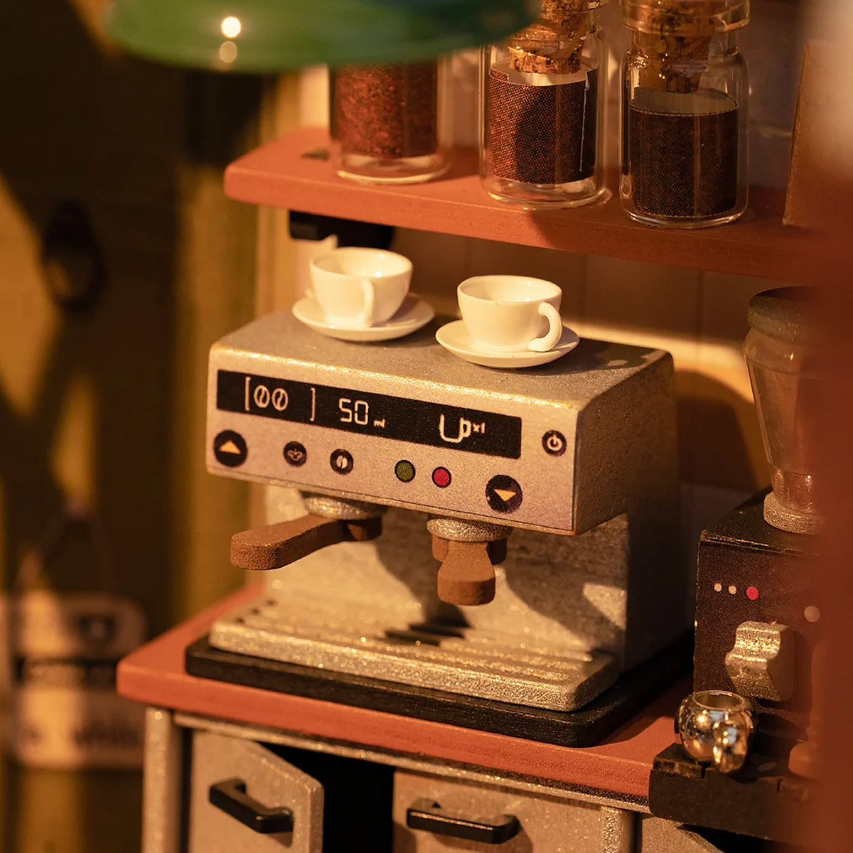 Rompecabezas 3d de Madera Tienda de Café Miniatura Robotime