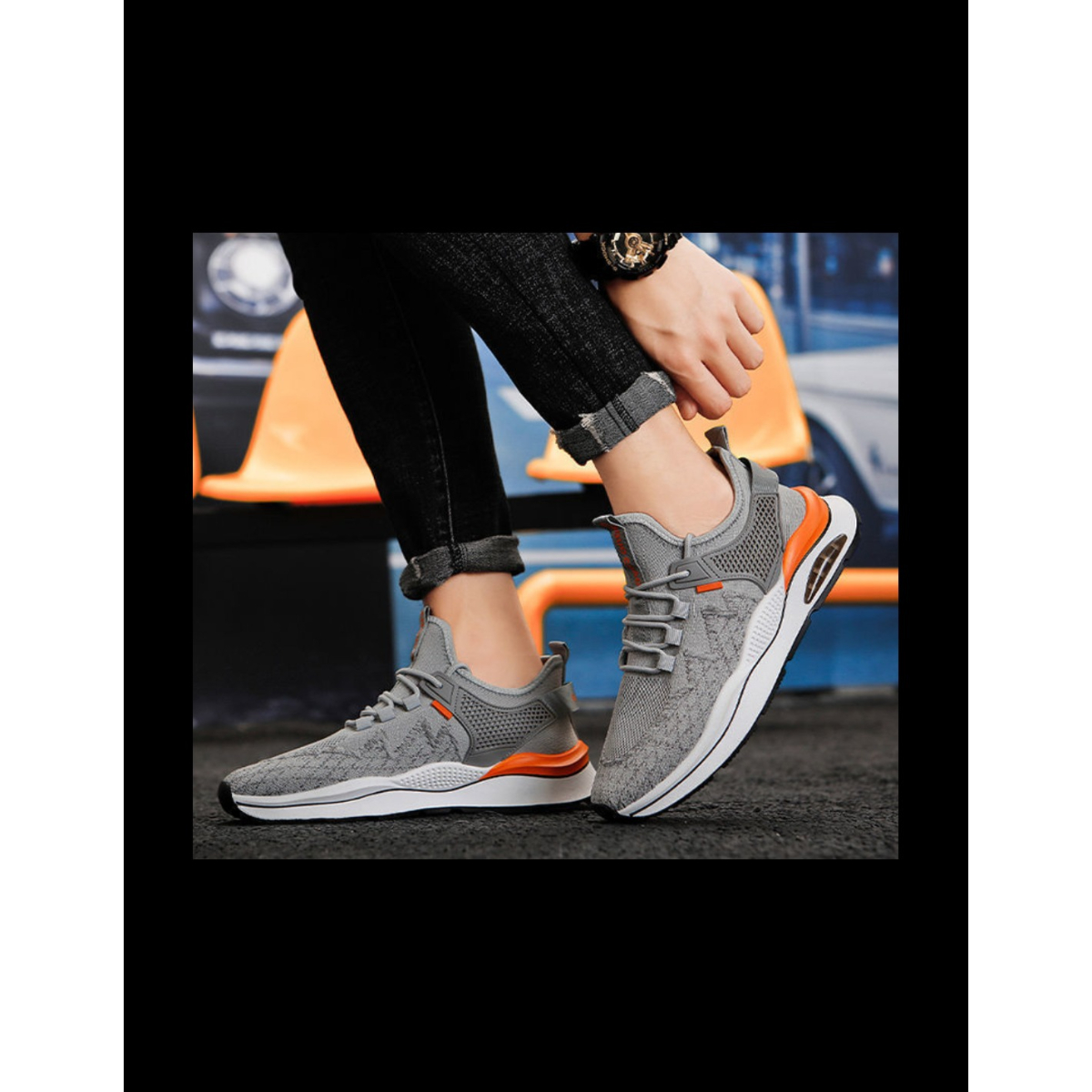 Tenis Ajustables de estilo Urbano y Deportivo NO se despega para Hombre 39645
