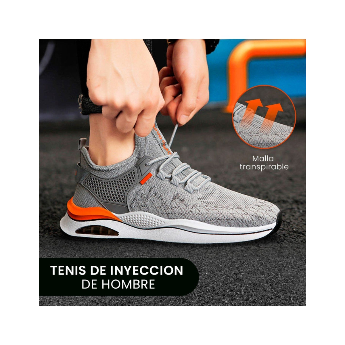 Tenis Ajustables de estilo Urbano y Deportivo NO se despega para Hombre 39645