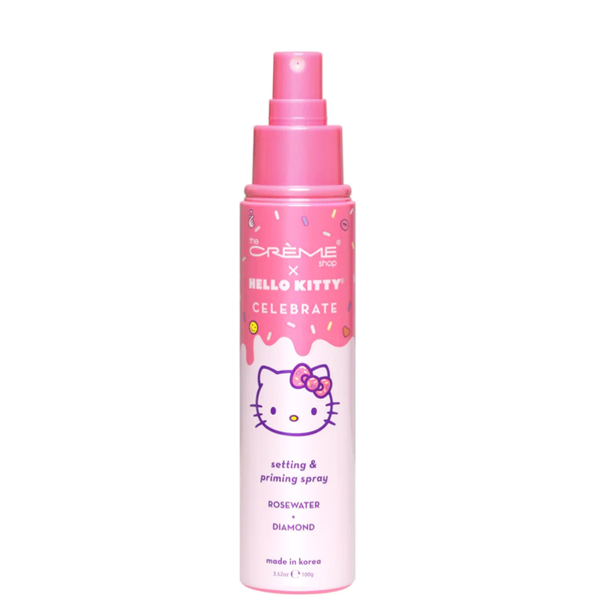 Spray Fijador y Cebador Hello Kitty Celebrate - Agua de Rosas + Diamante