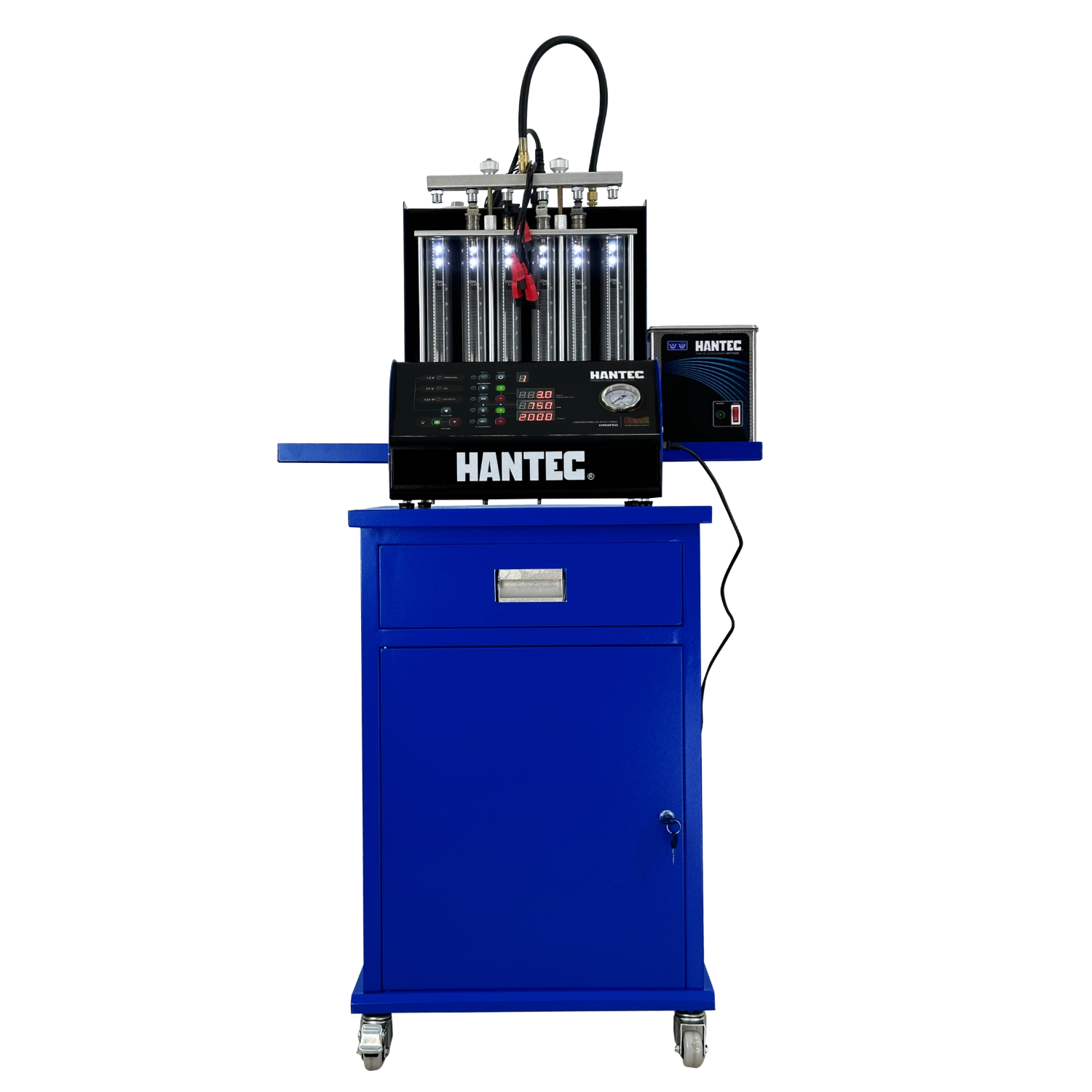 Rampa Automotriz Hantec 2 Postes Portería Hidráulica 4.7 Ton Motor 110 V