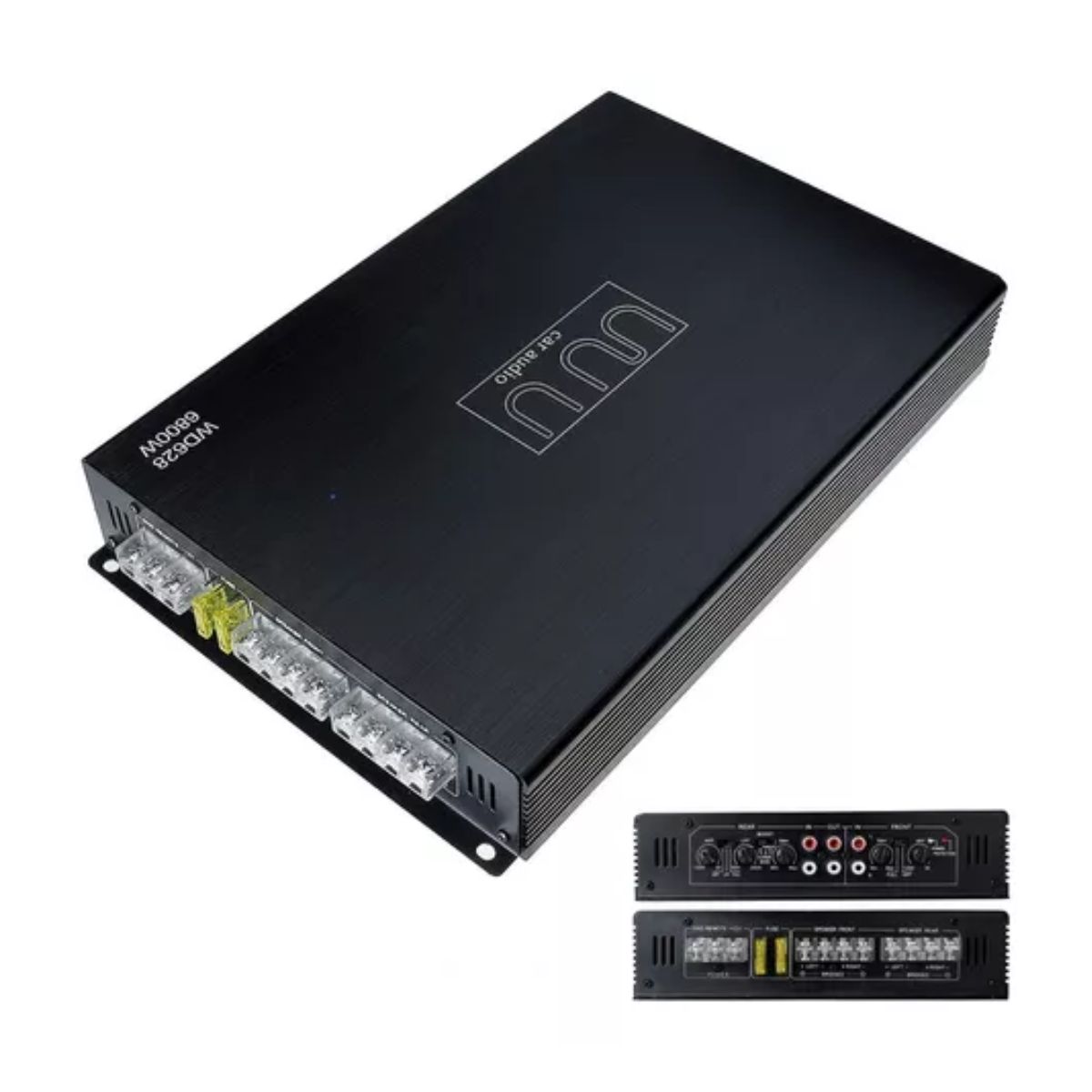 Amplificador De Audio De 6800w 4 Canales Para Auto