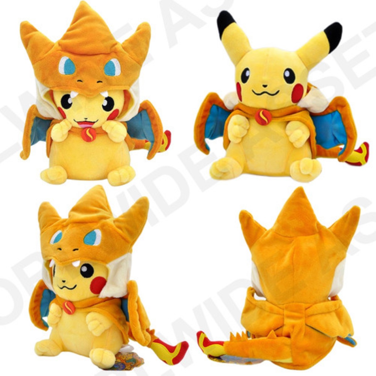 23cm Anime Pokemon Pikachu Cosplay Charizard Peluche Peluche