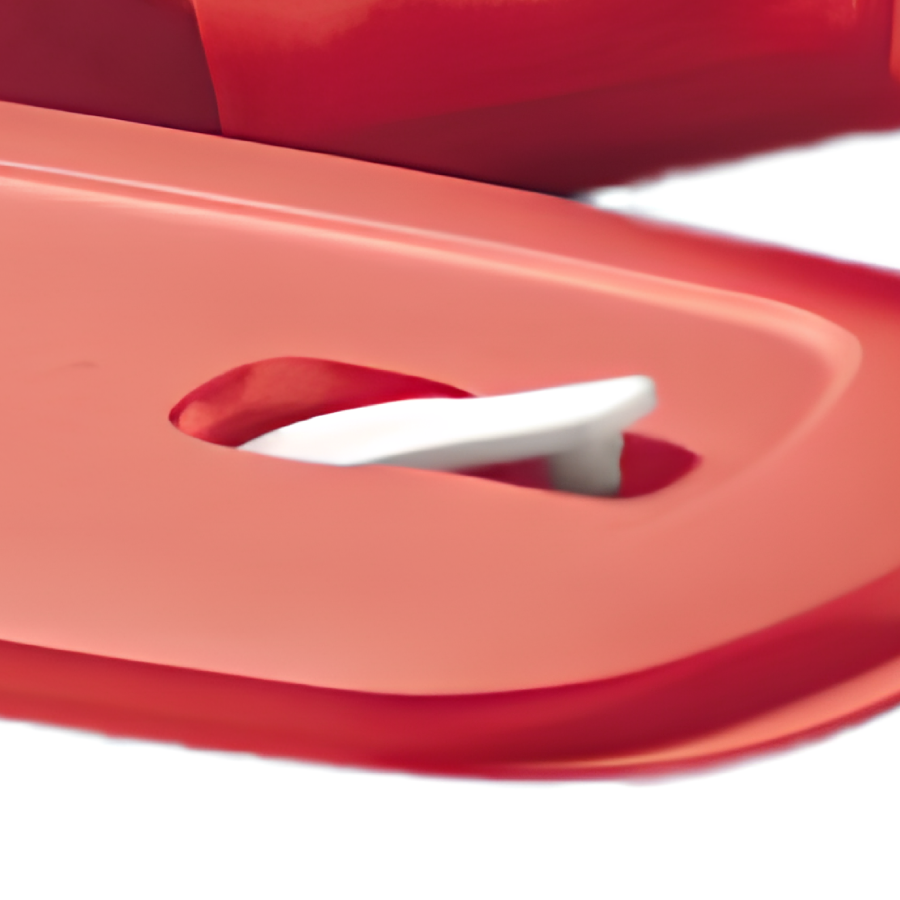 Micro Flash Rectangular con Divisiones Salmon 1L Tupperware