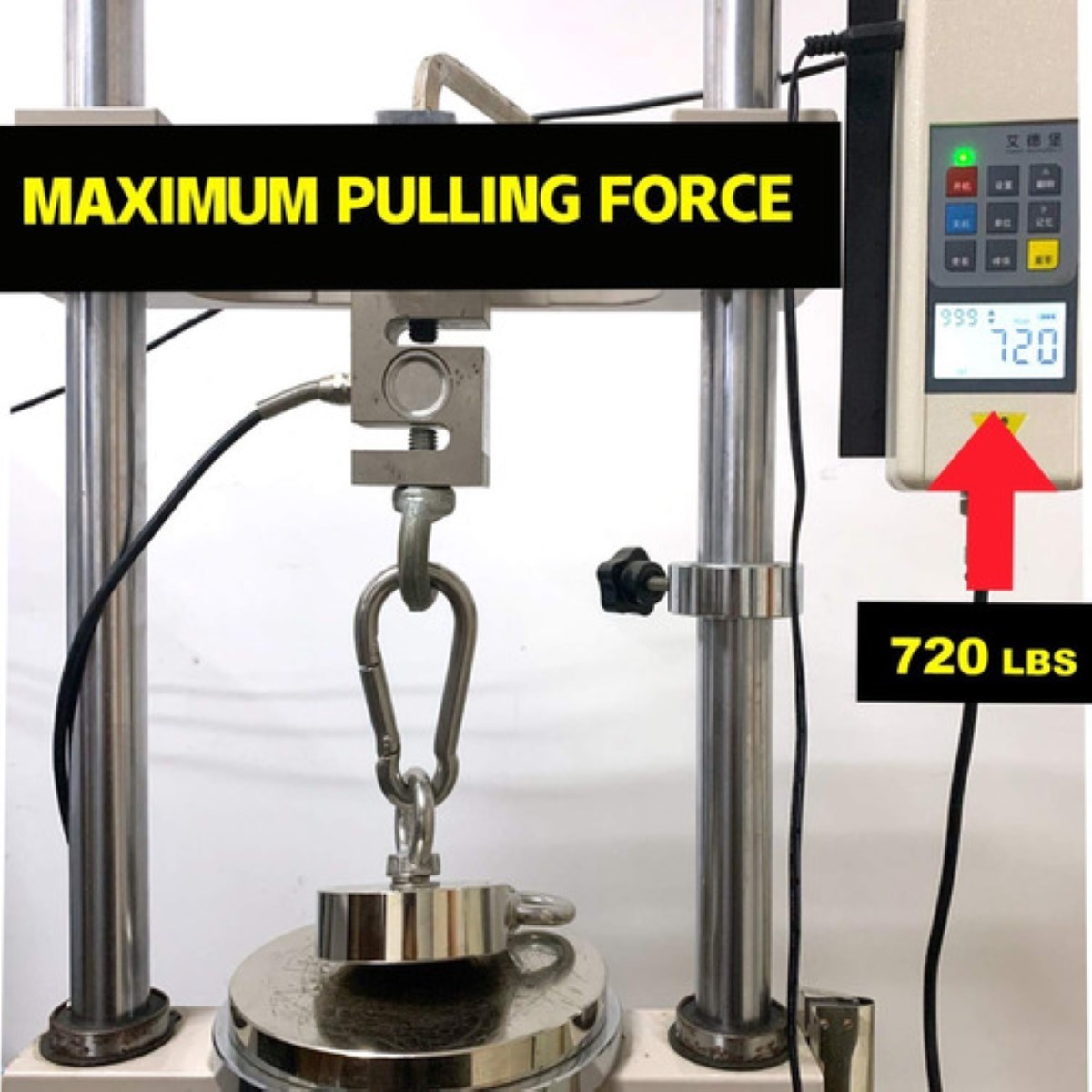 Imán De Pesca De Neodimio De Doble Cara Para Recuperación Gris 