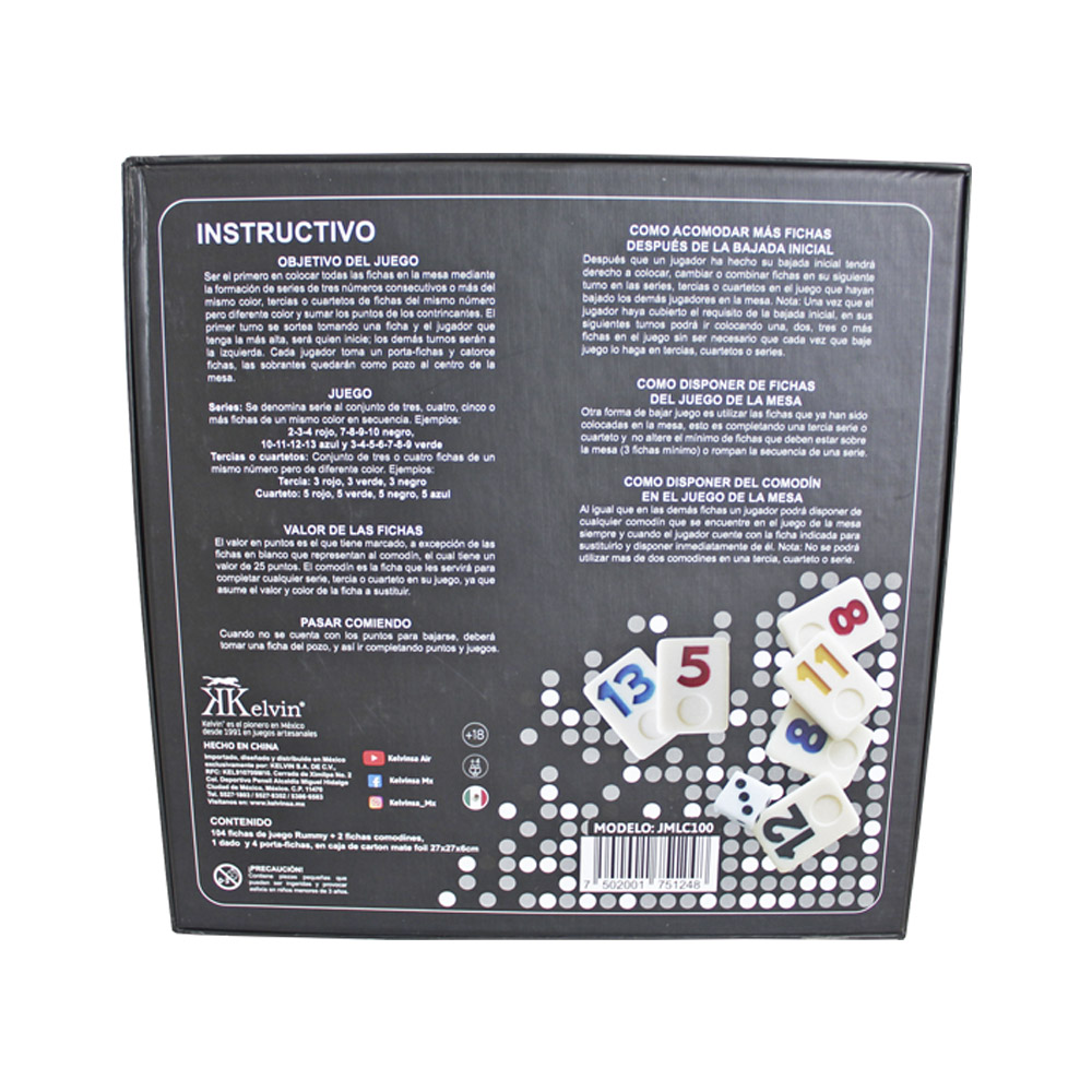 RUMMY JUMBO CARTON FOIL KELVIN