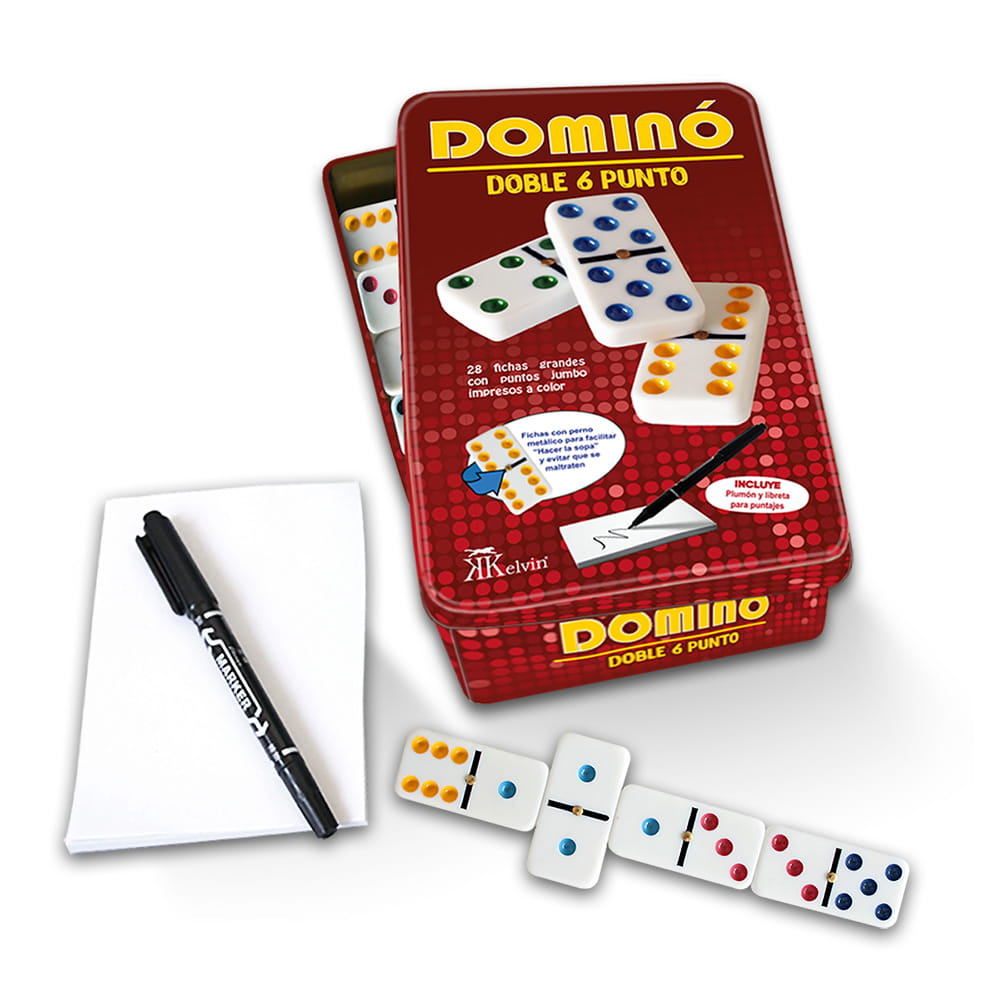 Domino Doble Nueve Profesional, Rojo