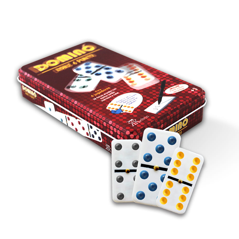 DOMINÓ DOBLE 6 LATA PUNTO KELVIN