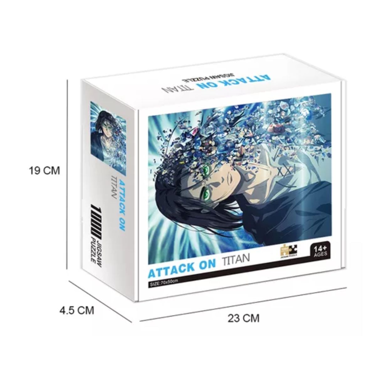 Rompecabezas Attack On Titan Eren Anime Puzzle 1000 Piezas