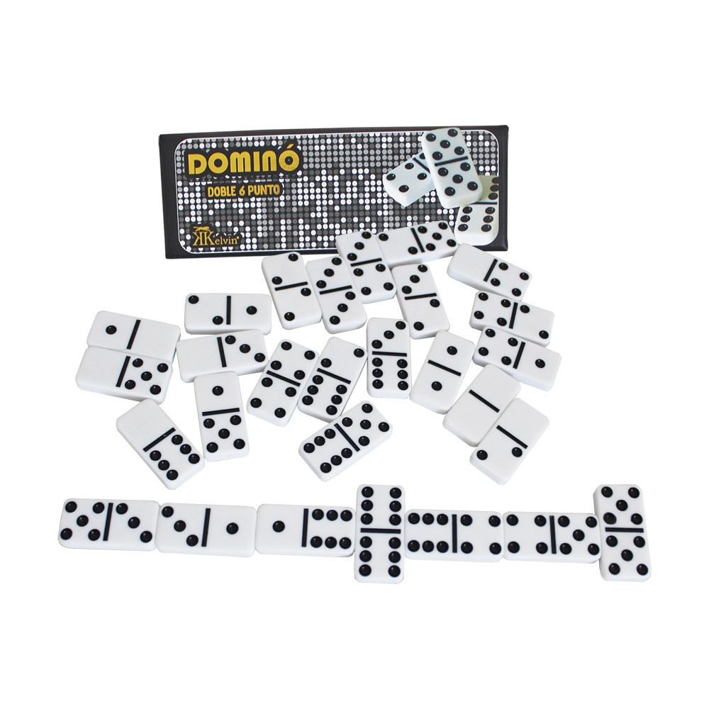 DOMINÓ DOBLE 6 CARTON PUNTO MINI KELVIN