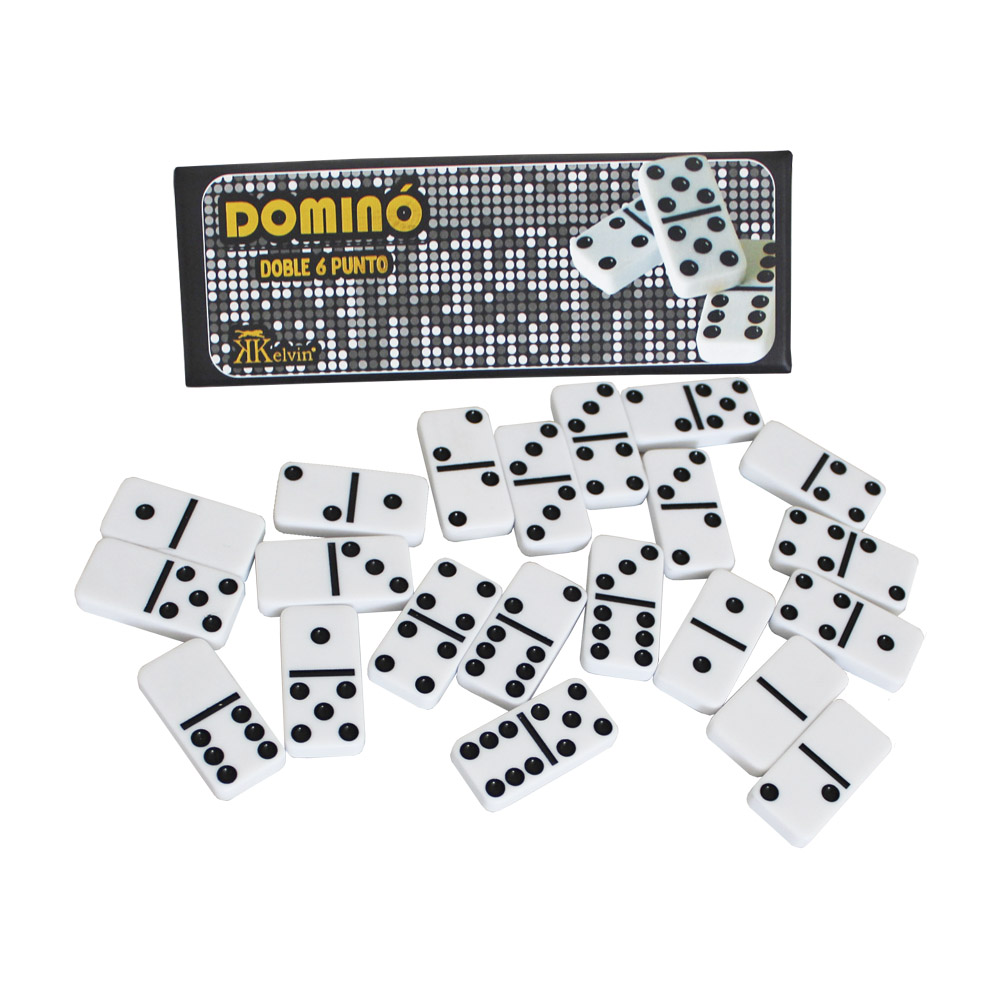 DOMINÓ DOBLE 6 CARTON PUNTO MINI KELVIN