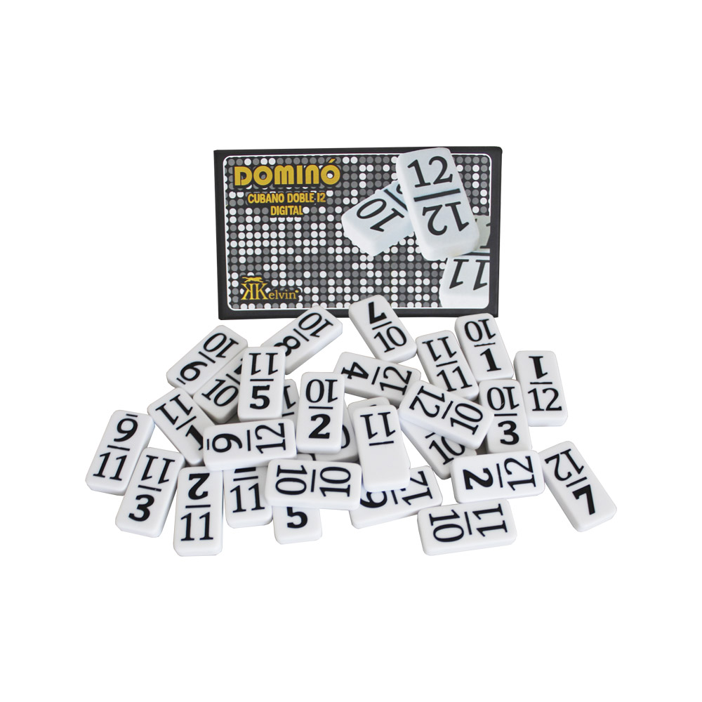 DOMINÓ DOBLE 12 CARTON DIGITAL MINI KELVIN