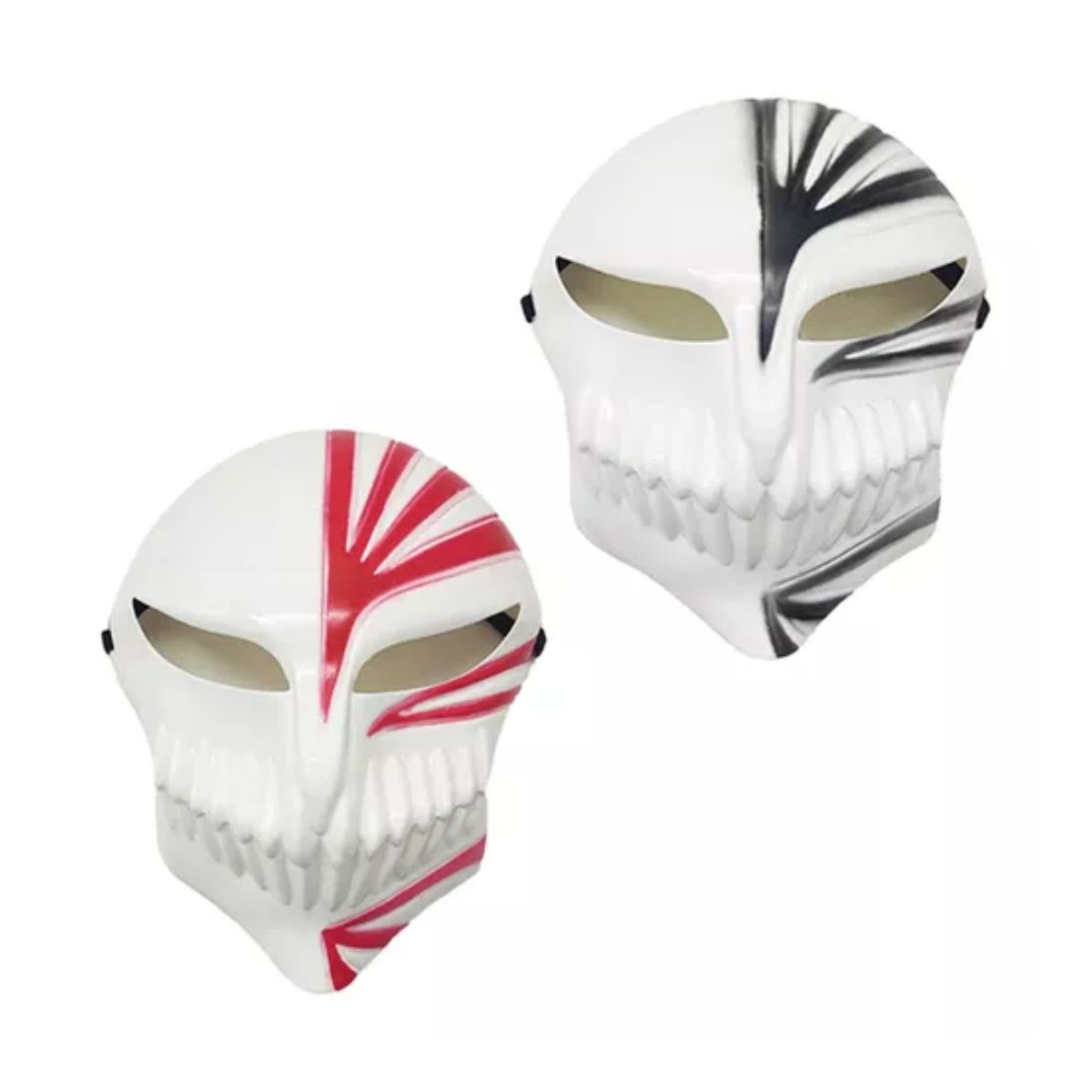 4 Mascaras Halloween Calavera Bleach Cosplay Fiesta Anime Blanco
