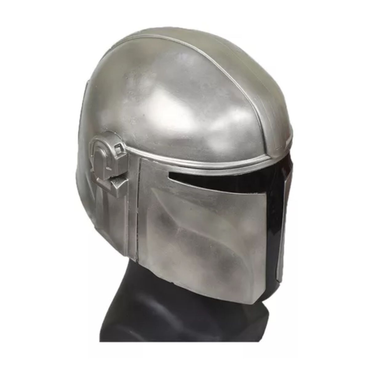 Mascara Star Wars Mandalorian Latex Halloween Cosplay Fiesta Gris