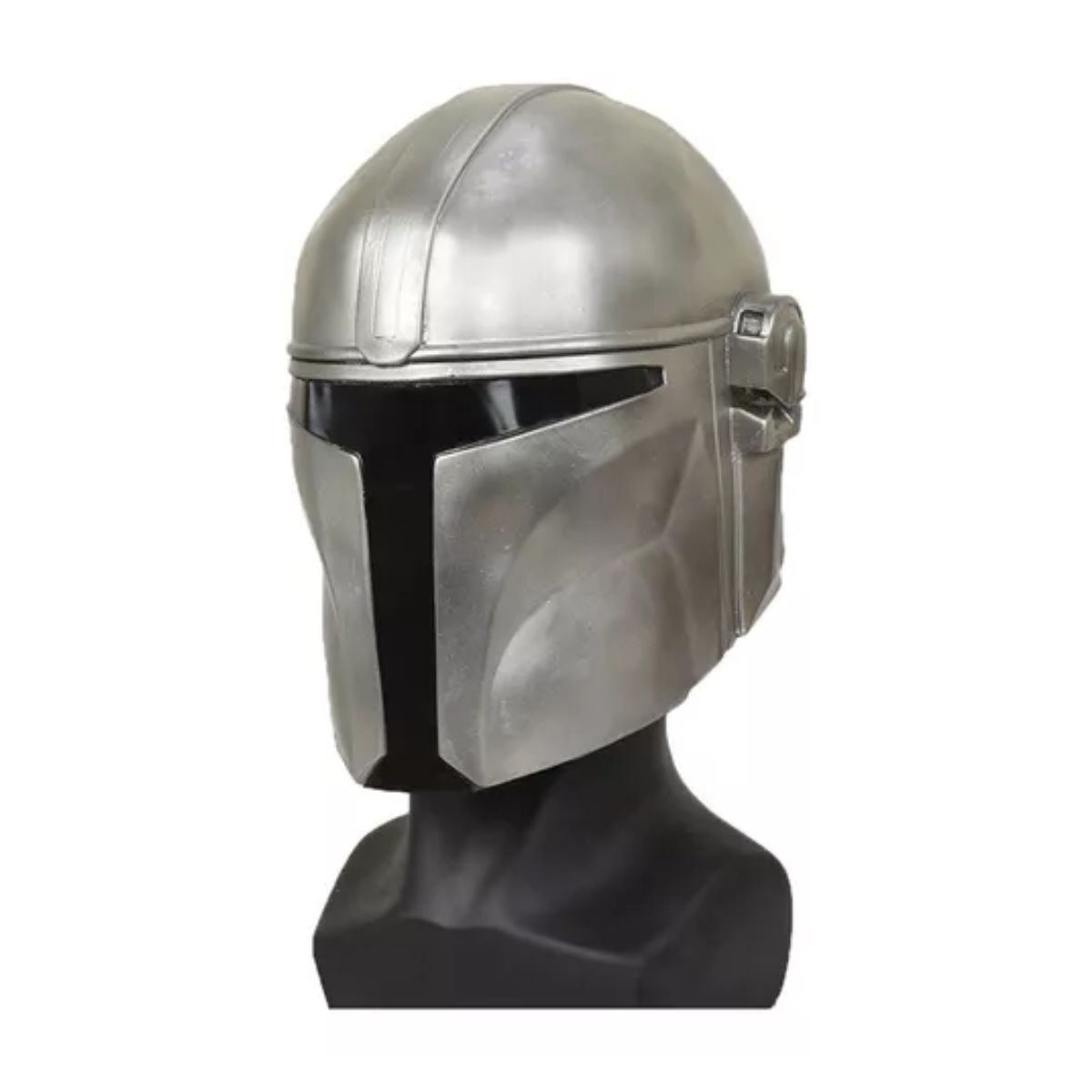 Mascara Star Wars Mandalorian Latex Halloween Cosplay Fiesta Gris