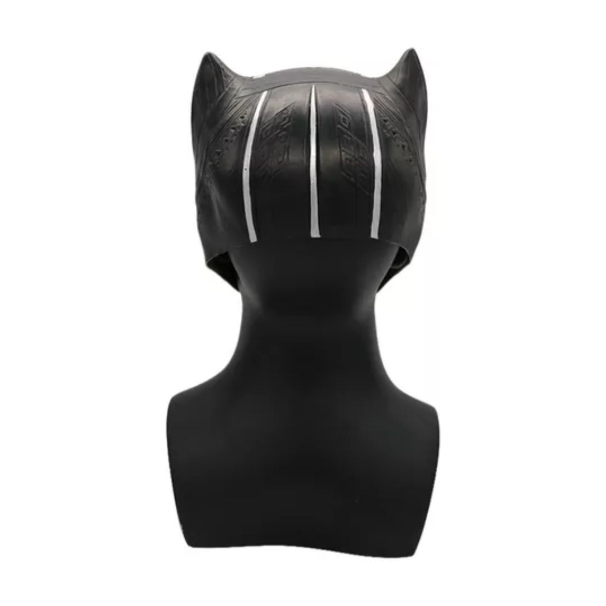 Mascara Black Panther Latex Disfraz Halloween Cosplay Fiesta  Negro