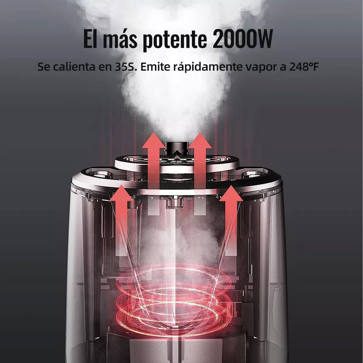 Vaporizador SDLOGAL 688 color rojo 110V.