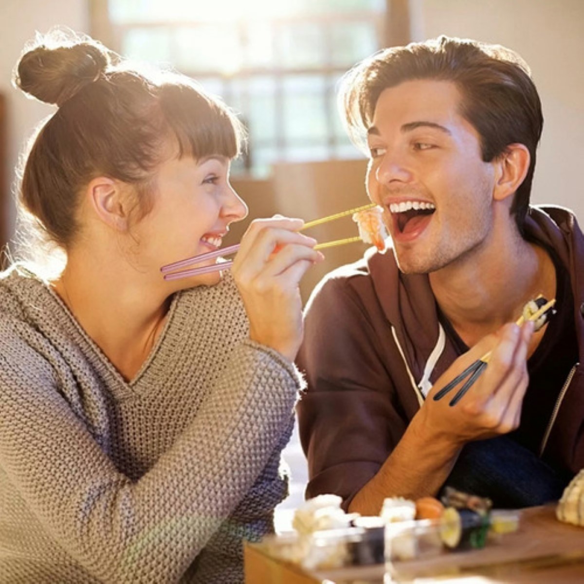 Palillos Chinos De Acero Inoxidable, 5 Pares, Multicolor