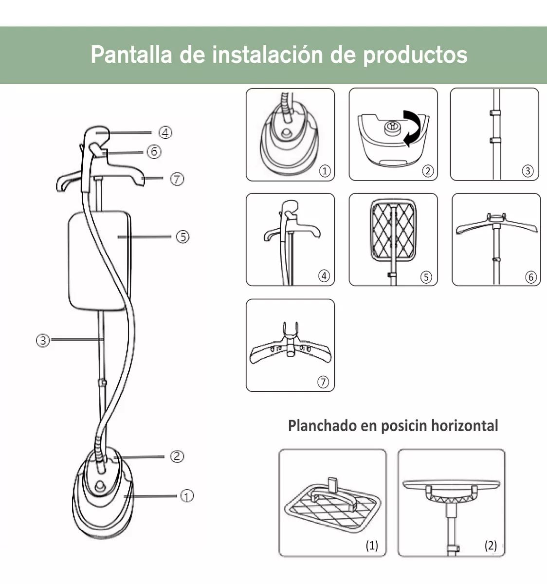 Plancha De Vapor Vertical Profesional Planchas De Ropa 1800w